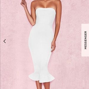 House of CB white dress